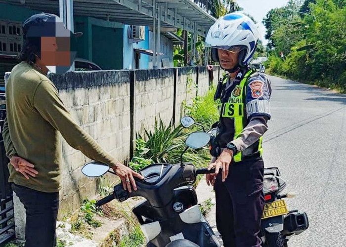 ETLE Handheld Satlantas Polres Belitung Mengintai, Jangan Coba-Coba Melanggar Lalu Lintas!