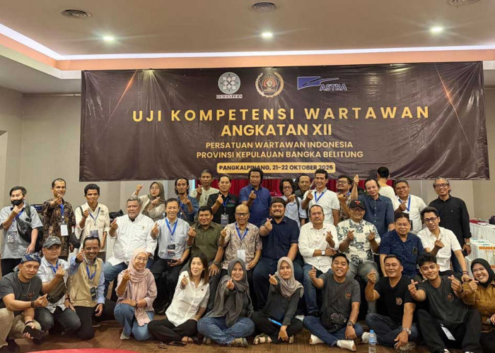 UKW PWI Babel Angkatan XII Ditutup, Fakhruddin Apresiasi Dukungan Astra