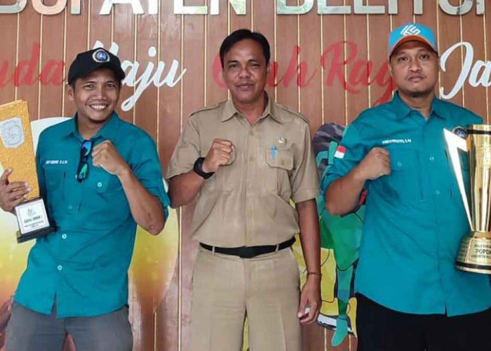 SMP Negeri 5 Tanjungpandan Keluar Sebagai Juara Umum Popda Belitung 2024