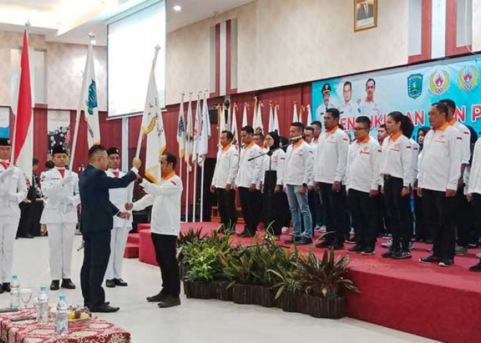 Pengurus KONI Belitung Dilantik, Adi Wijaya Targetkan 3 Besar di Porprov 2023