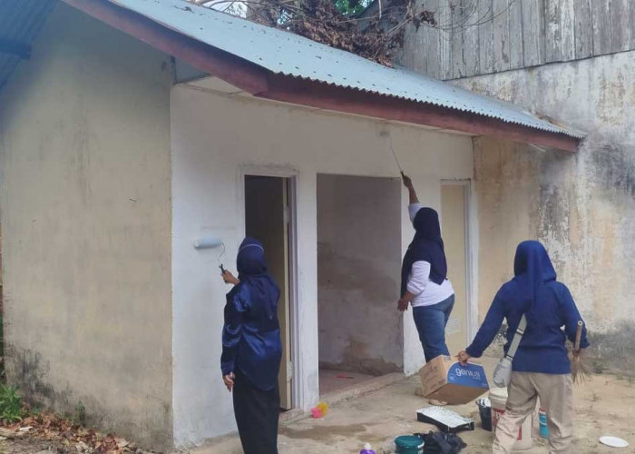 Garnita Malahayati NasDem Beltim Restorasi Toilet PAUD Rifqah, Dorong Sanitasi Sekolah Bersih