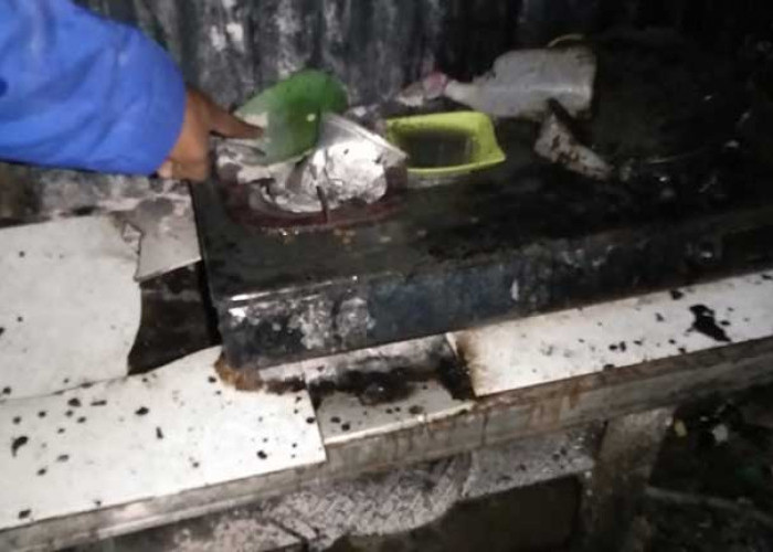 LPG Bocor, Dapur Warung Pecel Lele di Tanjungpandan Terbakar 