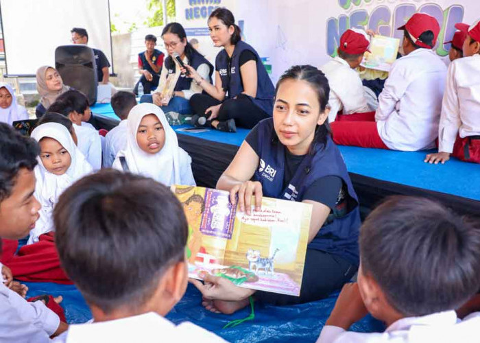 BRI Peduli Semarakkan Semangat Kemerdekaan Lewat Program Literasi Anak Negeri di Lombok