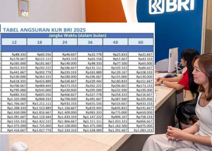 Angsuran KUR BRI 2025 Plafon Rp30 Juta, Lengkap dengan Syarat dan Cara Pengajuan