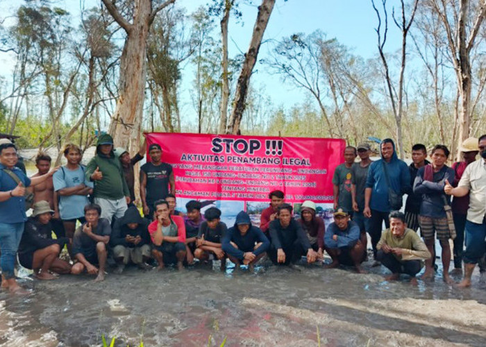 Tambang Timah Ilegal di HLP Juru Seberang Bandel! Tim Gabungan Ambil Sikap Tegas