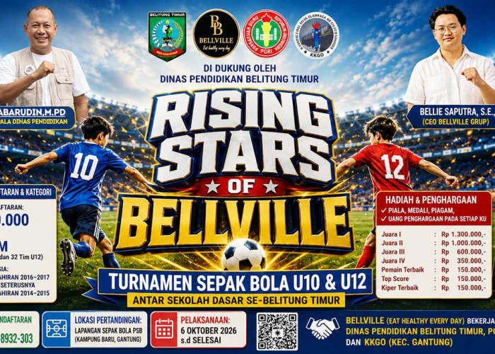Turnamen U10-U12 Beltim 2026 Siap Digelar, Bellie Jaring Bibit Sepak Bola Muda