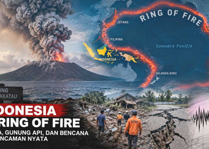 Di Balik Erupsi Anak Krakatau, Ini Alasan Indonesia Rentan Bencana di Ring of Fire