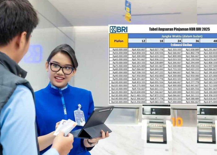 Tabel Angsuran KUR BRI 2025 Pinjaman Rp 80 Juta, Cicilan Ringan Tenor 5 Tahun