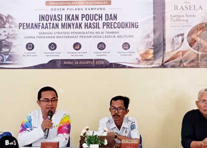 Gangan Tumis Dikemas Pouch, IPB University Dorong Produk Perikanan Lassar Naik Kelas