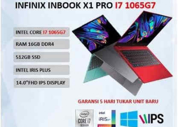 Harga Infinix InBook X1 Pro Makin Murah, Laptop yang Banyak Tawarkan Fitur Hebat 