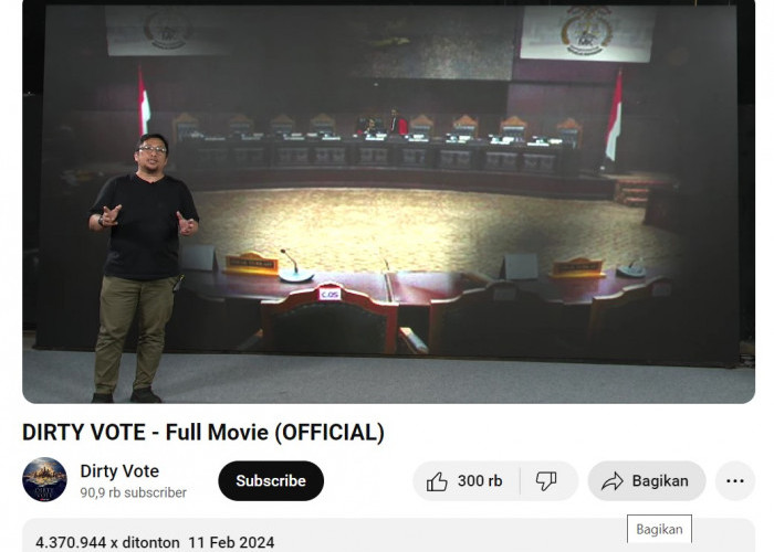 Film Dokumenter Dirty Vote 'Bongkar' Kecurangan Pemilu 2024 Viral! Ini Pengertian Dirty Vote