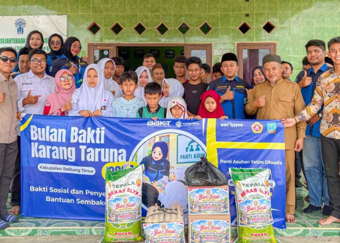 HUT ke-66, Karang Taruna Beltim Pilih Aksi Sosial dan Bagi Sembako