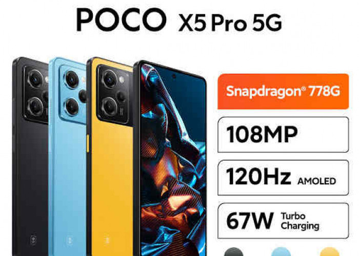 Ponsel Terbaik 2023, Poco X5 Pro 5G Hadirkan Performa Super Kilat Harga Merakyat