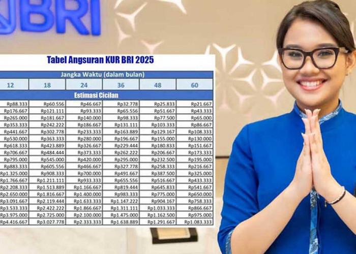 Tabel Angsuran KUR BRI Desember 2025: Cicilan Paling Ringan Mulai Rp 21.667 untuk Modal UMKM