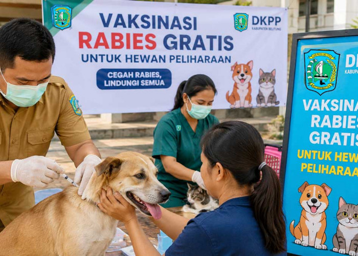 DKPP Belitung Vaksinasi Rabies Gratis untuk Hewan Peliharaan, Cek Syarat dan Lokasinya