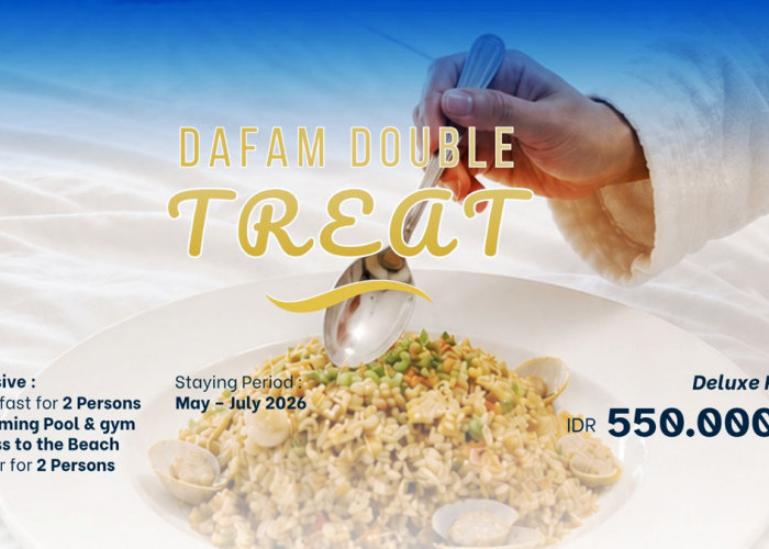 Promo Terbaru Dafam Resort Belitung, Staycation dan Dinner Romantis Mulai Rp550 Ribu