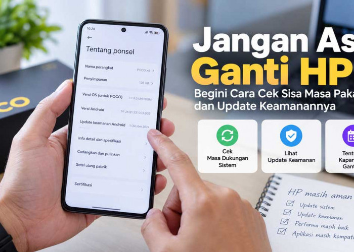 Jangan Asal Ganti HP, Ini Cara Cek Sisa Masa Pakai dan Update Keamanannya