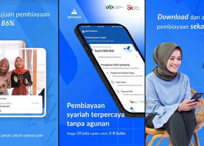 Cara Pinjam Uang Tanpa Riba 2023, Pinjol Ammana Fintech Syariah Resmi OJK, Berikut Langkahnya