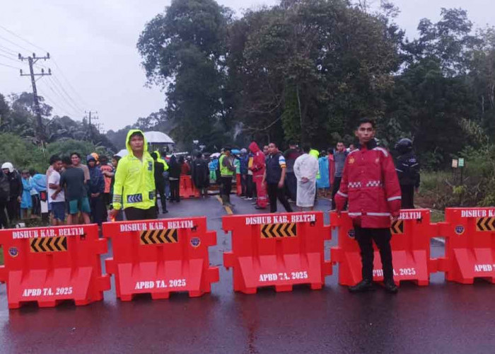  Dishub Beltim Rekayasa Jalan, Dampak Jembatan Putus di Aik Ruak