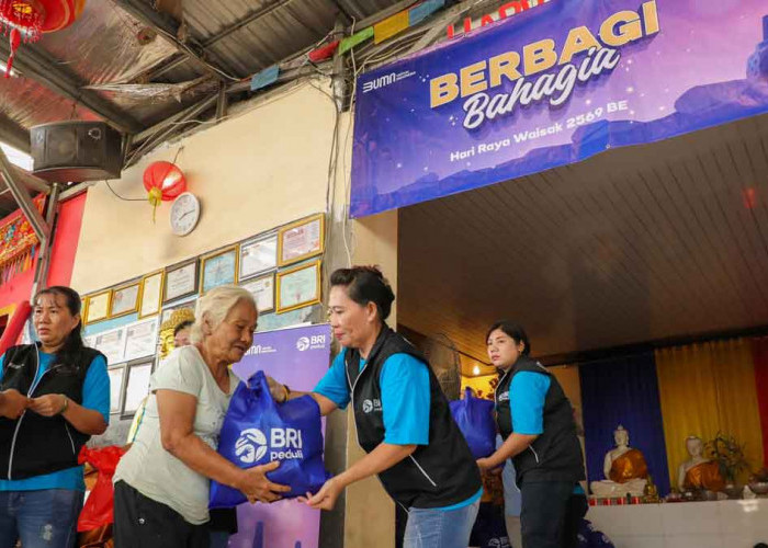 Hari Raya Waisak 2025, BRI Peduli Salurkan 1.000 Paket Sembako Bagi Umat Buddha