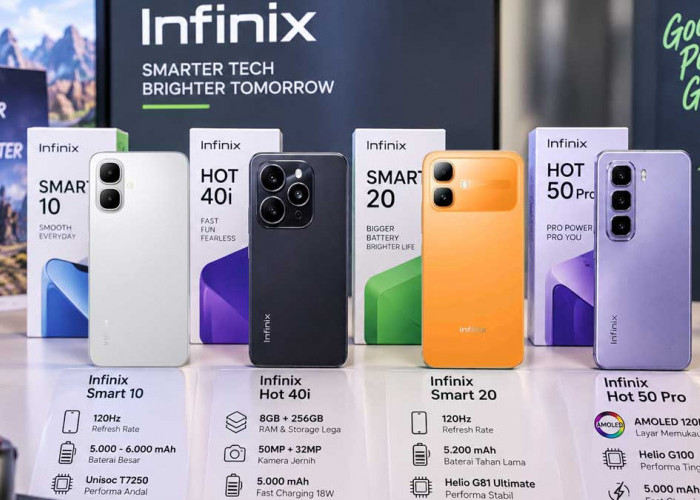 Harga Merakyat! Ini 4 HP Infinix Baterai Awet September 2026