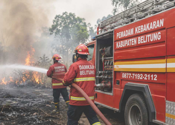 Mau Lapor Kebakaran atau Evakuasi? Damkar Belitung Siapkan Layanan WhatsApp