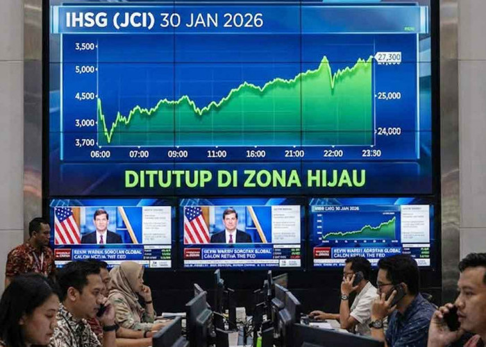 IHSG Bertahan di Zona Hijau 30 Januari 2026, Kevin Warsh Jadi Sorotan Global