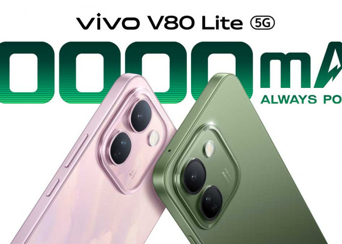 Vivo V80 Lite 5G: HP Baterai 10.000 mAh Diklaim Tahan 7 Tahun
