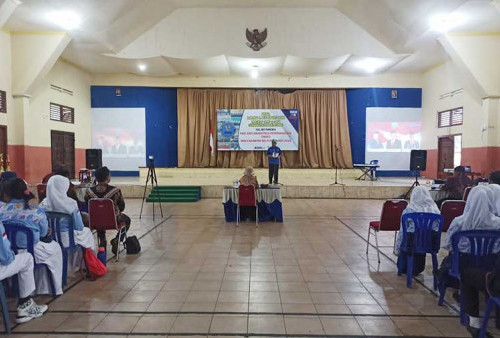 SMP Regina Pacis dan SMAN 2 Tanjungpandan Juara Lomba Lagu Mars BNN Pra HANI 2022