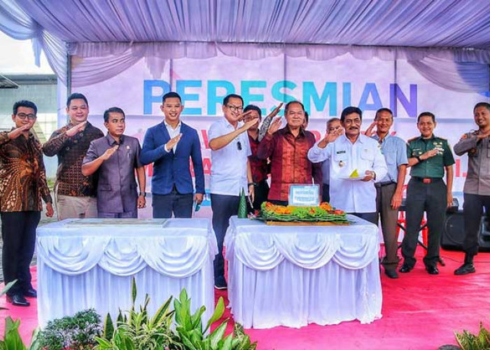 Bupati Belitung Resmikan Pabrik PT Mitra Propindo Lestari, Olah Sampah Jadi Seng Hingga Pipa PVC 