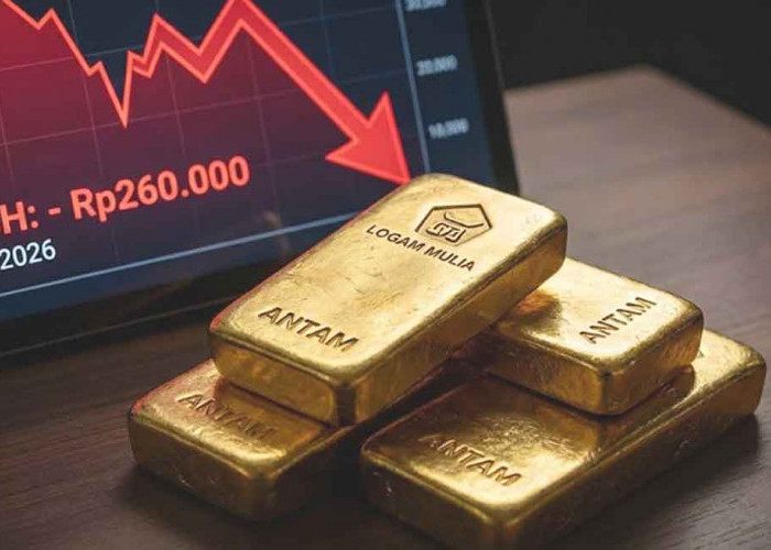 Harga Emas Antam Bak Roller Coaster Sepekan: Pecah Rekor Berkali-kali, Lalu Anjlok Drastis