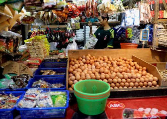 Jelang Imlek, Harga Sembako di Pasar Tanjungpandan Relatif Stabil