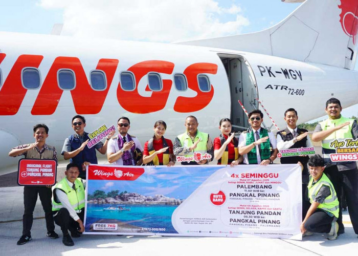 Wings Air Kembali Layani Rute Belitung-Pangkalpinang, Ini Jadwal Penerbangannya