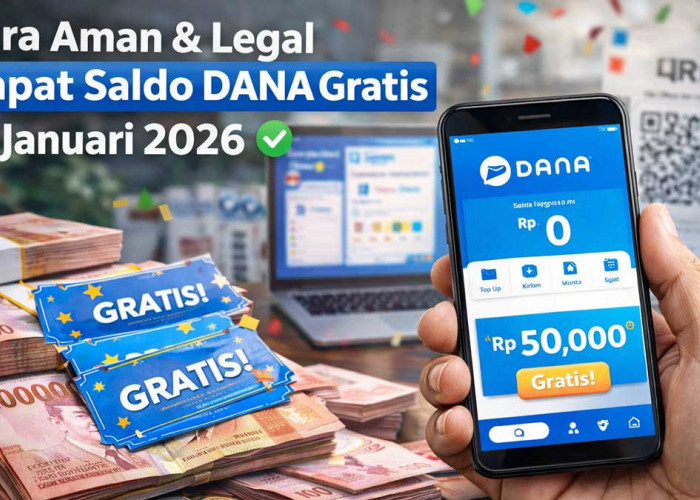 Cara Aman dan Legal Dapat Saldo DANA Gratis di Januari 2026