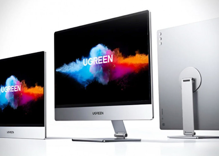 Monitor Portabel Ugreen AP16 Meluncur, Layar 2.5K 165Hz untuk Gaming dan Produktivitas