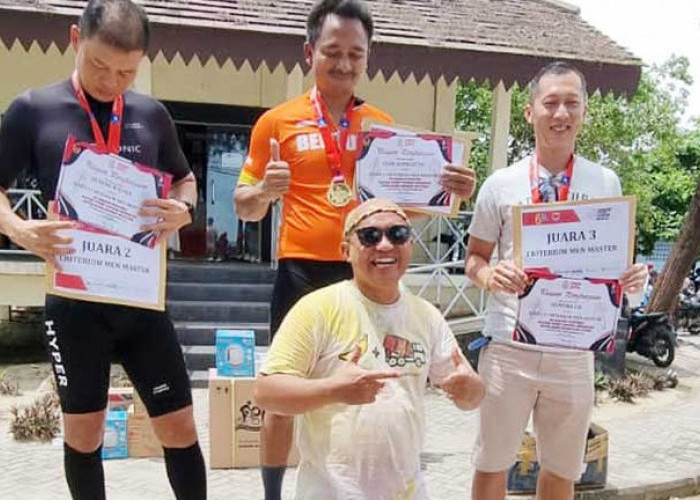 ISSI Belitung Raih 9 Medali di Kejurprov Balap Sepeda Babel 2022