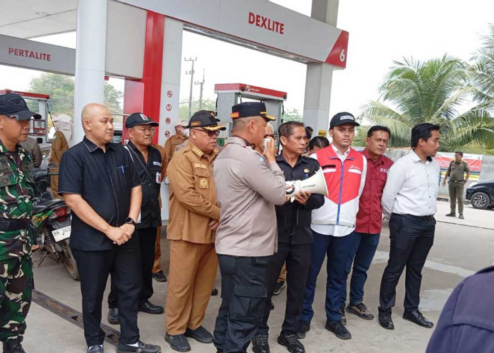 Tegas! Kapolres Beltim Warning Operator SPBU soal Pengisian BBM Bersubsidi