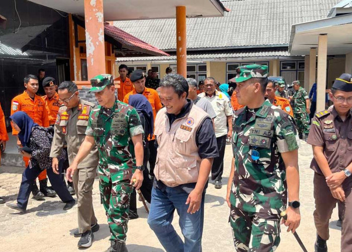 Pangdam II Sriwijaya Cek Kesiapan Beltim Hadapi Karhutla