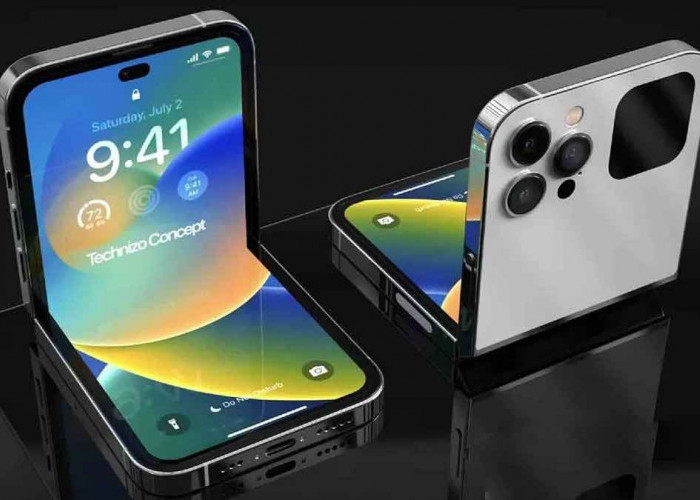 Bocoran iPhone Fold: Ponsel Lipat Apple Usung Kamera Bawah Layar dan Touch ID Samping