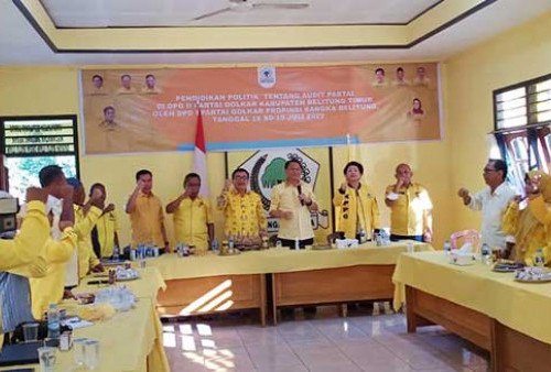 DPD Golkar Babel Audit Organisasi di Pulau Belitung, Perkuat Solidaritas Partai Hadapi Pemilu 2024