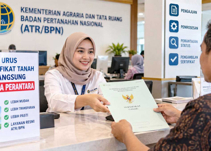 Urus Sertifikat Tanah Tak Perlu Perantara, ATR/BPN Minta Warga Datang Langsung