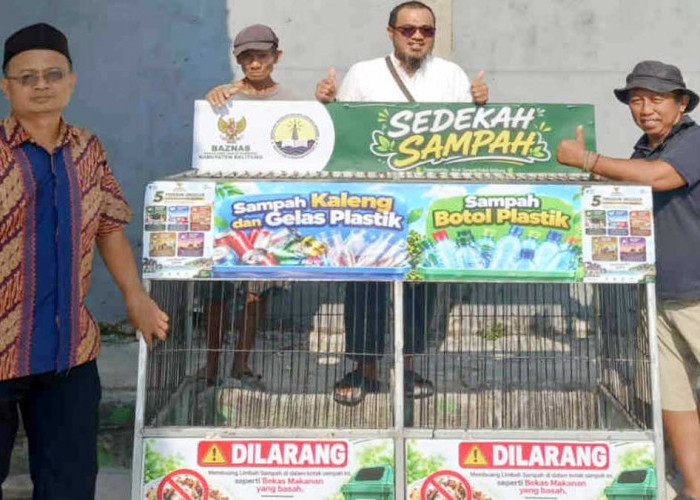 Gerakan Sedekah Sampah Masuk Sekolah, Baznas Belitung Gandeng SMKN 3 Tanjungpandan
