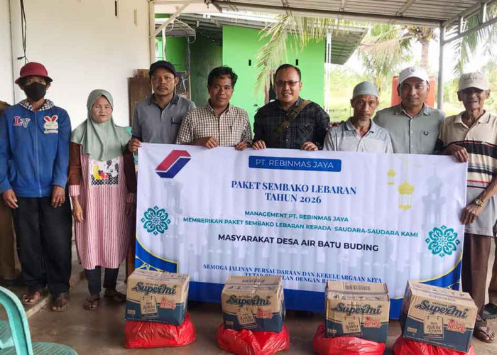 Jelang Idulfitri, PT Rebinmas Jaya Salurkan 410 Paket Sembako untuk 9 Desa