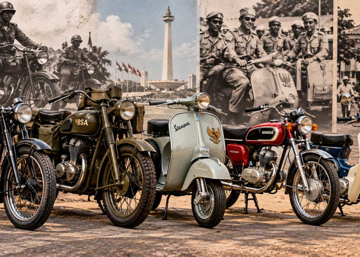 Nostalgia 5 Motor Lawas Penuh Sejarah, dari Motor Militer hingga Vespa Kongo