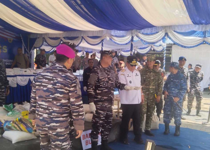 TNI AL Gagalkan Penyelundupan 75,7 Ton Timah dari Beltim ke Malaysia, Cukong Masih Diburu