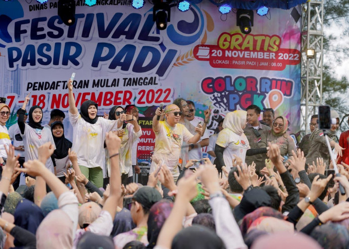 Penuh Warna, Wako Molen Persembahkan Festival Pasir Padi 2022 untuk Masyarakat Pangkalpinang