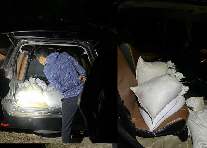 97 Karung Pasir Timah Hendak Dikirim ke Luar Belitung, Polisi Amankan 4 Mobil Innova