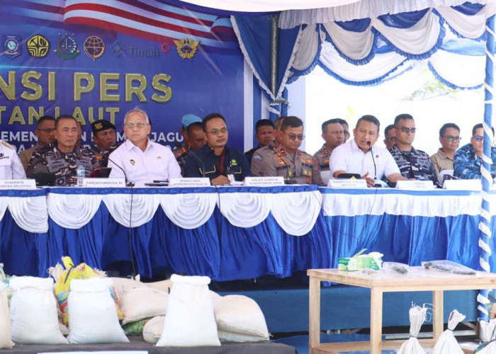Bareskrim Polri Apresiasi TNI AL Gagalkan Penyelundupan 75,7 Ton Pasir Timah di Beltim