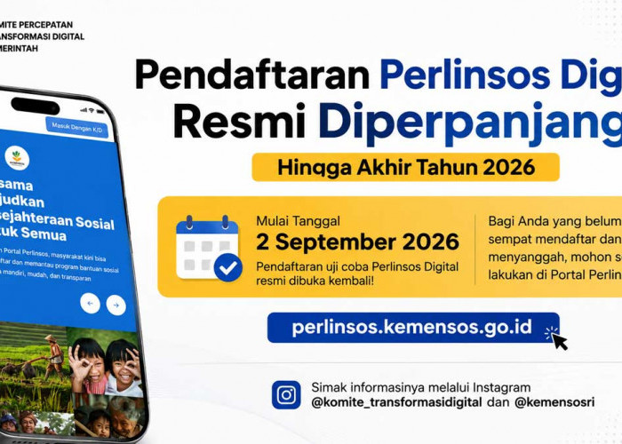 Pendaftaran Perlin­sos Beltim Diperpanjang, Baru 25,03 Persen KK yang Terdata