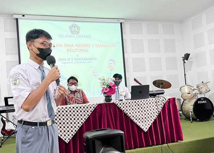  Ekspansi Aksi Literasi SMAN 1 Manggar Meluas, Berbagi Praktik Baik di SMAN 5 Yogyakarta